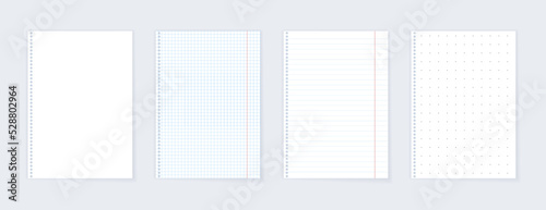 Set of Notebook Pages