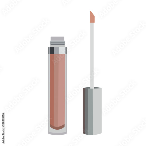 pink nude liquid dipping lipstick.