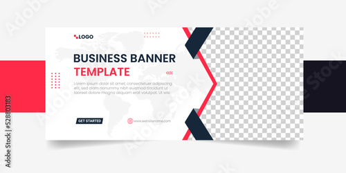 Creative corporate business marketing social media Facebook cover banner post template