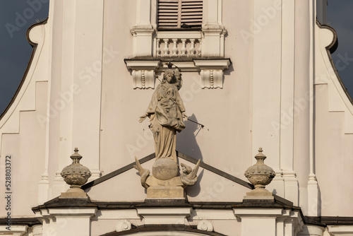 Wadowice John Paul II Square Market square, view of the statues