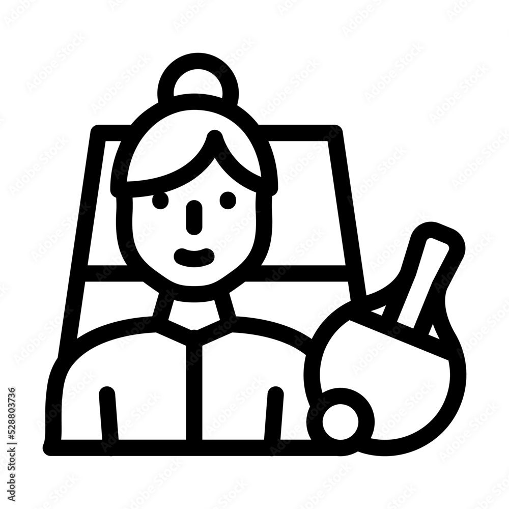 table tennis female sport line icon vector. table tennis female sport sign. isolated contour symbol black illustration table tennis female sport line icon vector. table tennis female sport sign. isolated contour symbol black illustration