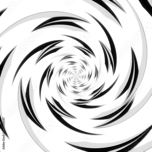 black and white swirl