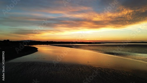 Sunset in the Port Carlisle countryside