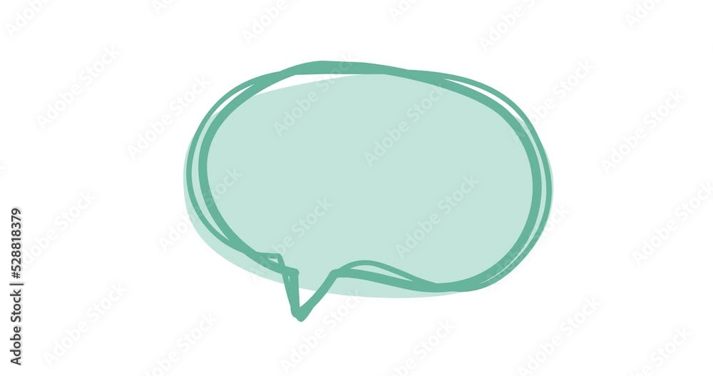 comic speech bubble hand drawn animation comic speech bubble hand drawn animation