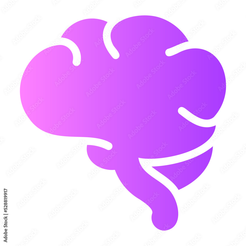 neurology gradient icon neurology gradient icon