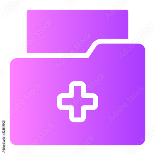 medical history gradient icon