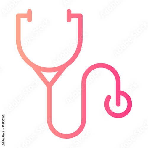 stethoscope gradient icon