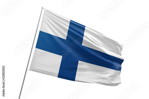 Transparent flag of finland photo