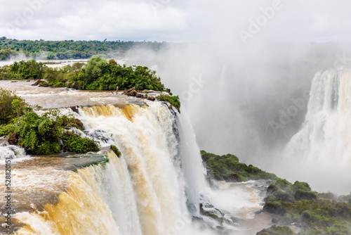 Partial view of the Garganta del Diablo Waterfall