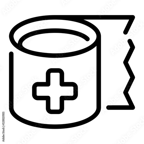 gauze line icon