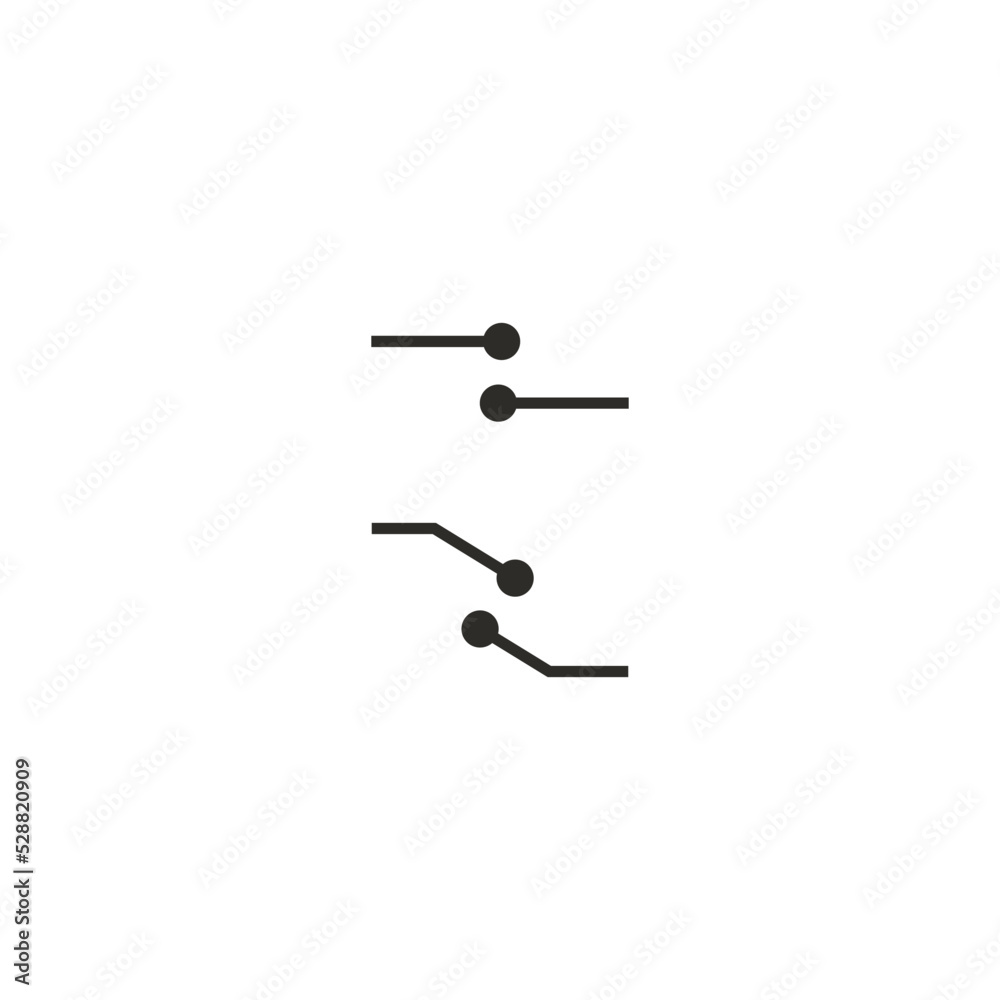 electric switch icon vector illustration electric switch icon vector illustration