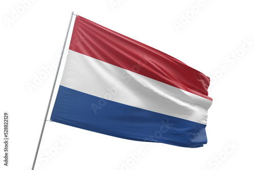 Transparent flag of netherlands