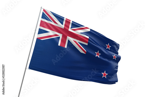 Transparent flag of new zealand
