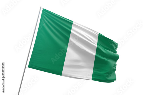 Transparent flag of nigeria