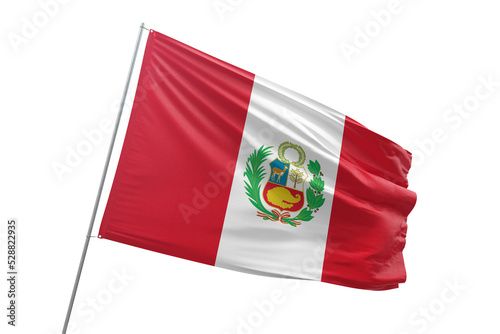 Transparent flag of peru