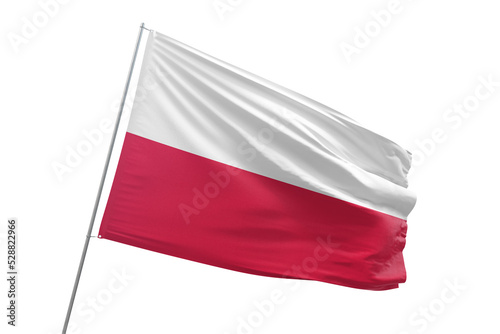 Transparent flag of poland