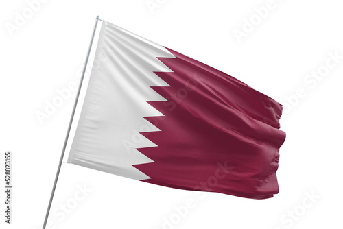 Transparent flag of qatar
