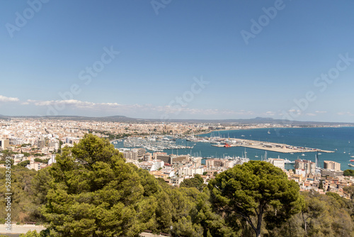 The view of Palma from Castell de Bellver