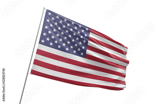 Transparent flag of usa
