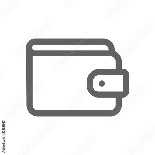 wallet icon. Perfect for web design or user interface applications. vector sign and symbol