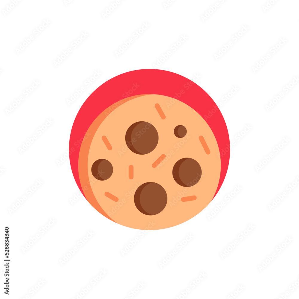 Obraz premium Cookie candy vector isolated on white background