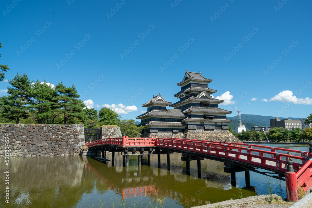 Obraz premium 国宝 松本城 埋橋