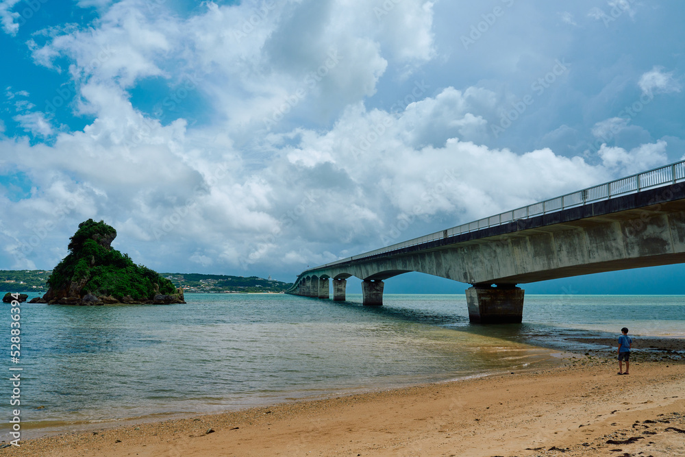 Kouri Bridge View Point in Okinawa