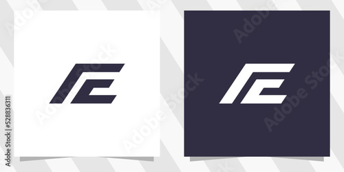 letter fe ef logo design