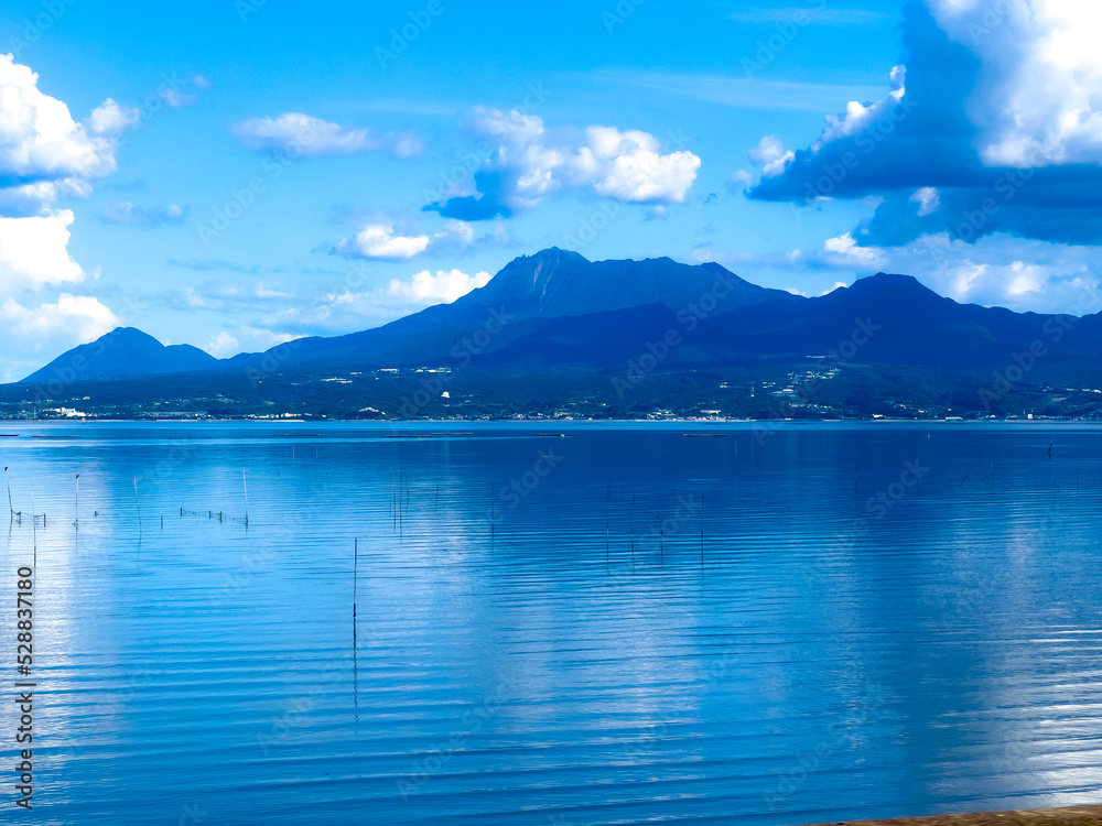 Naklejka premium 雲仙