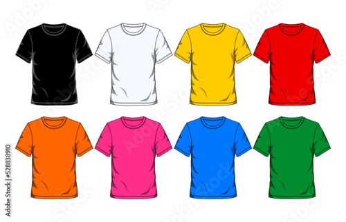 colors t-shirt template