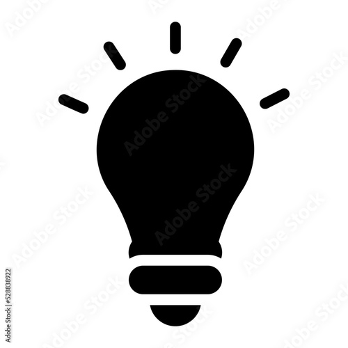 bulb glyph icon