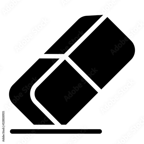 eraser glyph icon
