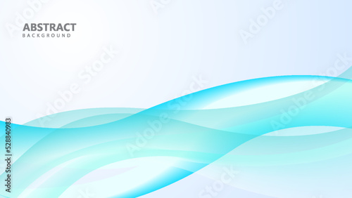 Abstract fluid blue color background vector