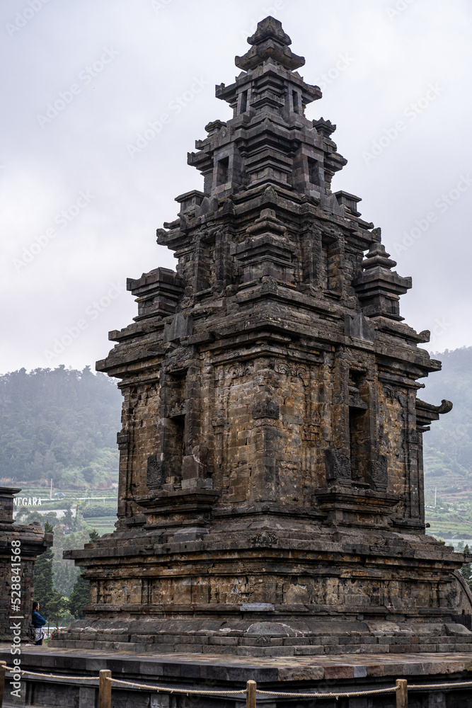 Arjuna Temple which is located in Dieng, Central Java, Indonesia