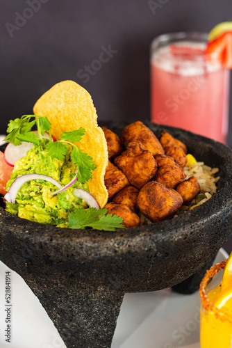 platillo de mariscos 