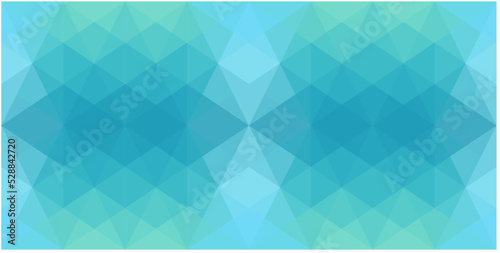 low poly blue background for banner template