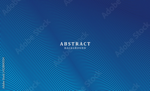 blue wavy line abstract background