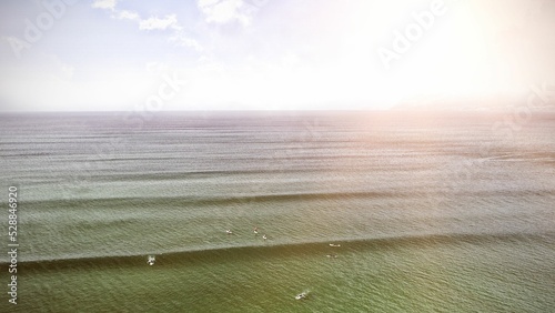 Ocean waves, Ocean view, Surfer in water
