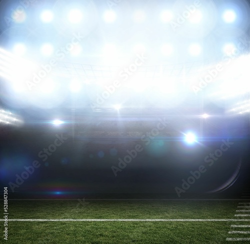 American football arena © vectorfusionart