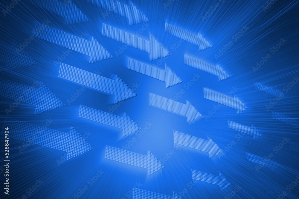 Futuristic blue arrows Futuristic blue arrows