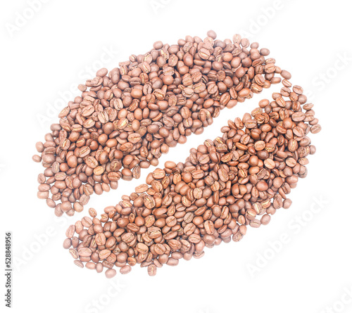 coffee beans isolated on transparent background png file