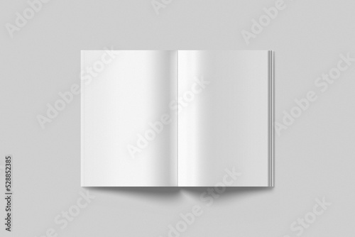 A4 magazine, brochure, catalog, or book mockup