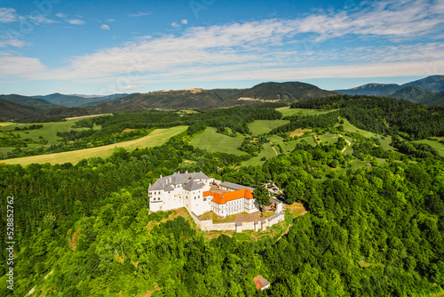 Photography Lupciansky Castle, Slovenska Lupca, near Banska Bystrica, Slovakia