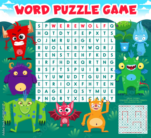 Foto Word search puzzle game