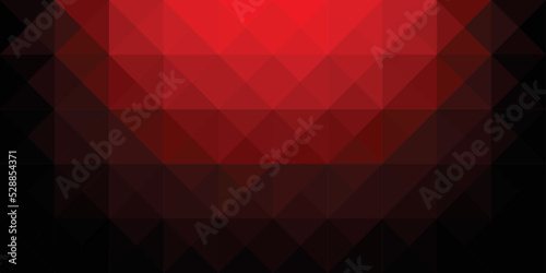 low poly red to black background