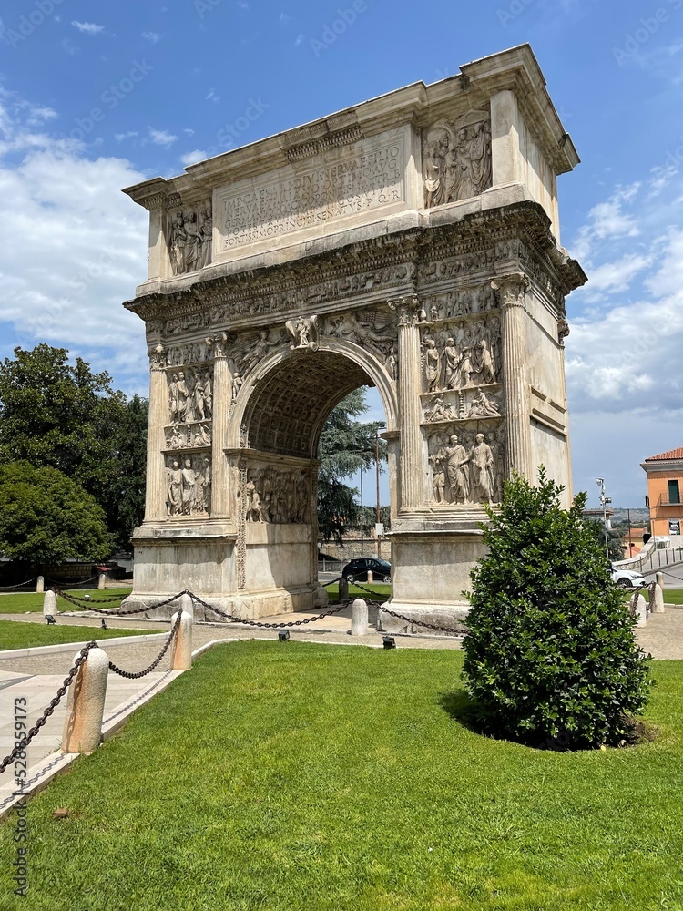 arch of triumphs (Traiano’s arch, Benevento, Italy)