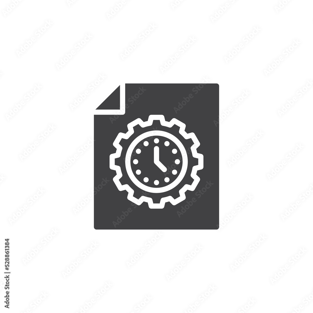 Time management vector icon Time management vector icon