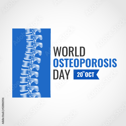 Vector Illustration of World Osteoporosis Day.

