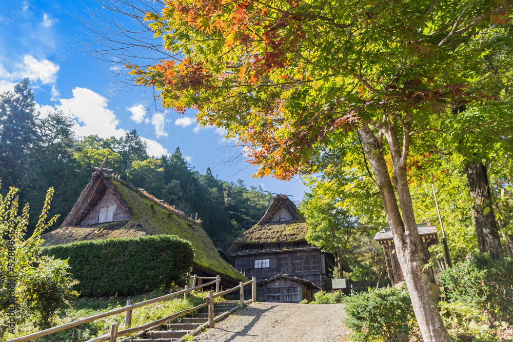 高山 飛騨の里 民俗村 合掌造り 民家 日本家屋 高山 飛騨の里 民俗村 合掌造り 民家 日本家屋