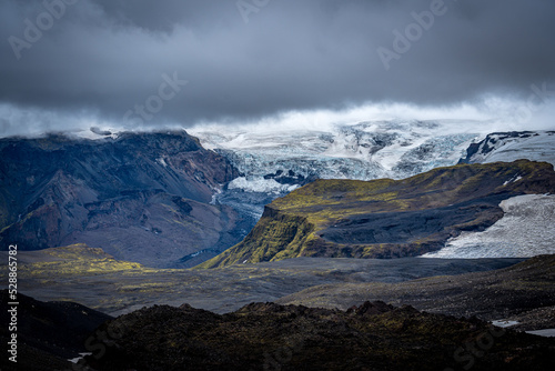 snow covered mountains  Iceland